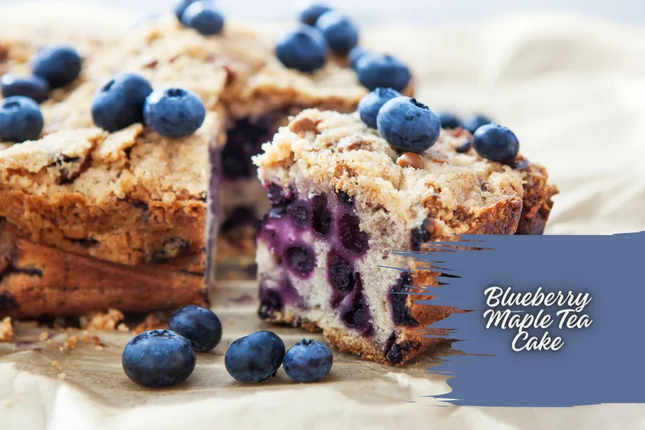 Blueberry Maple Tea Cake